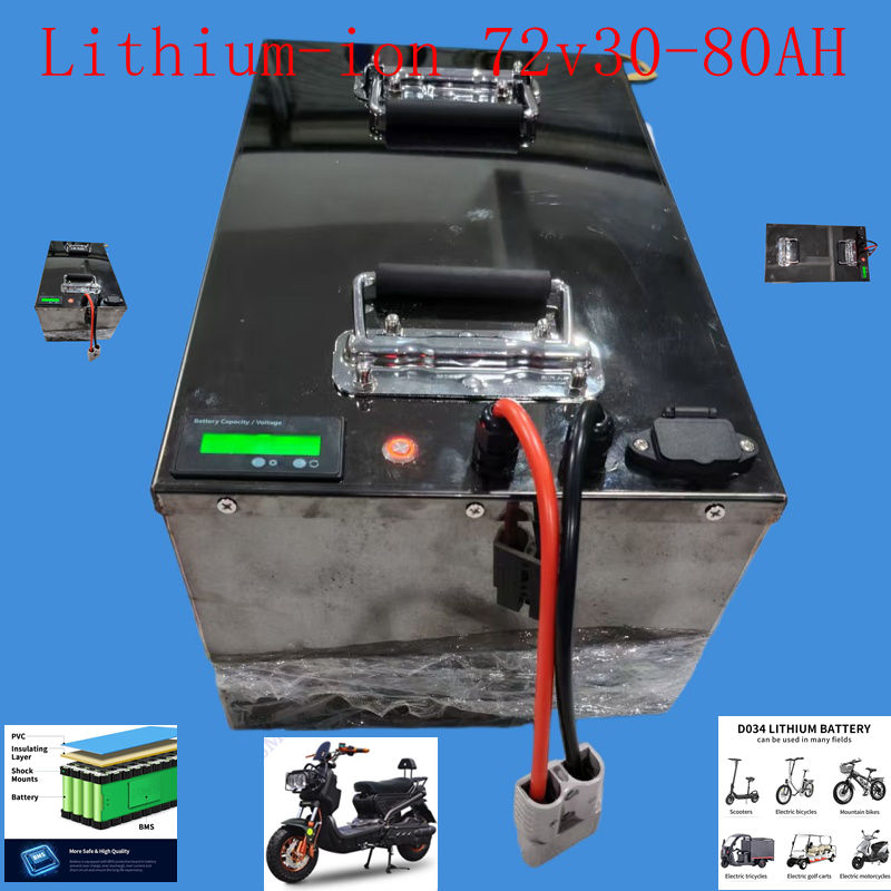 60V 50Ah Electric Scooter Battery - 72V 35AH 40Ah 50AH 60AH 70AH