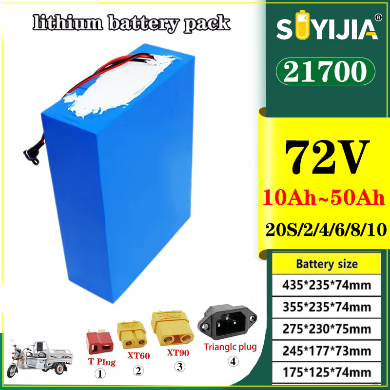 72V 50Ah 21700 Lithium Battery - Lithium-ion batterij 21700 72V 50Ah 40Ah