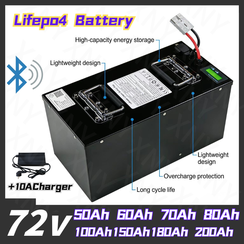72V 40Ah Lifepo4 Battery Pack - XNY-72V Lithium Batterij LifePo4 50Ah 60Ah