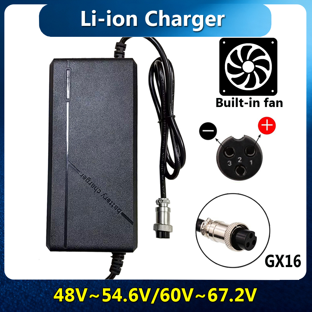 84V 20A Smart Charger - 54.6V 67.2V Li-ion oplader voor lithium