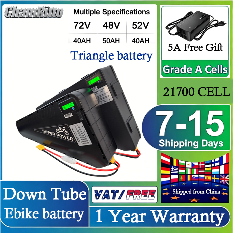 72V 50Ah 21700 Lithium Battery - 72V Cham Rider 3000W elektrische fiets