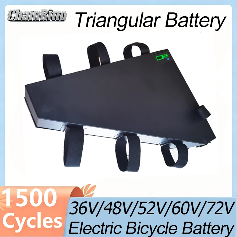 72V 50Ah 21700 Lithium Battery - Elektrische fiets 60v72v 3000w driehoekige batterij