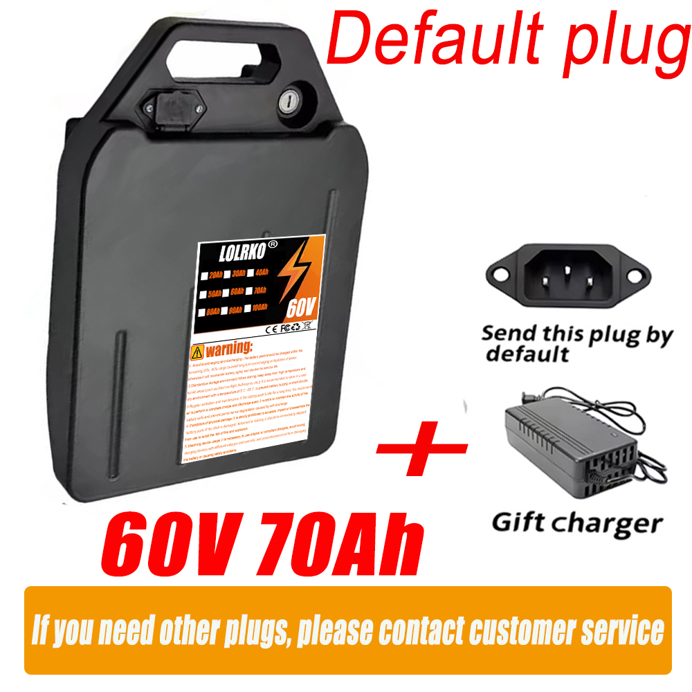 60V 50Ah Electric Scooter Battery - Lithiumbatterij voor elektrische voertuigen 60V 20Ah