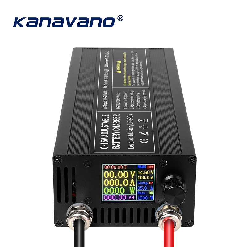 60A100A CC CV verstelbare batt - 84V 20A Smart Charger recensie en prijs