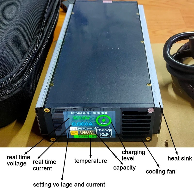Stroomspanning Verstelbare Sma - 84V 20A Smart Charger recensie en prijs