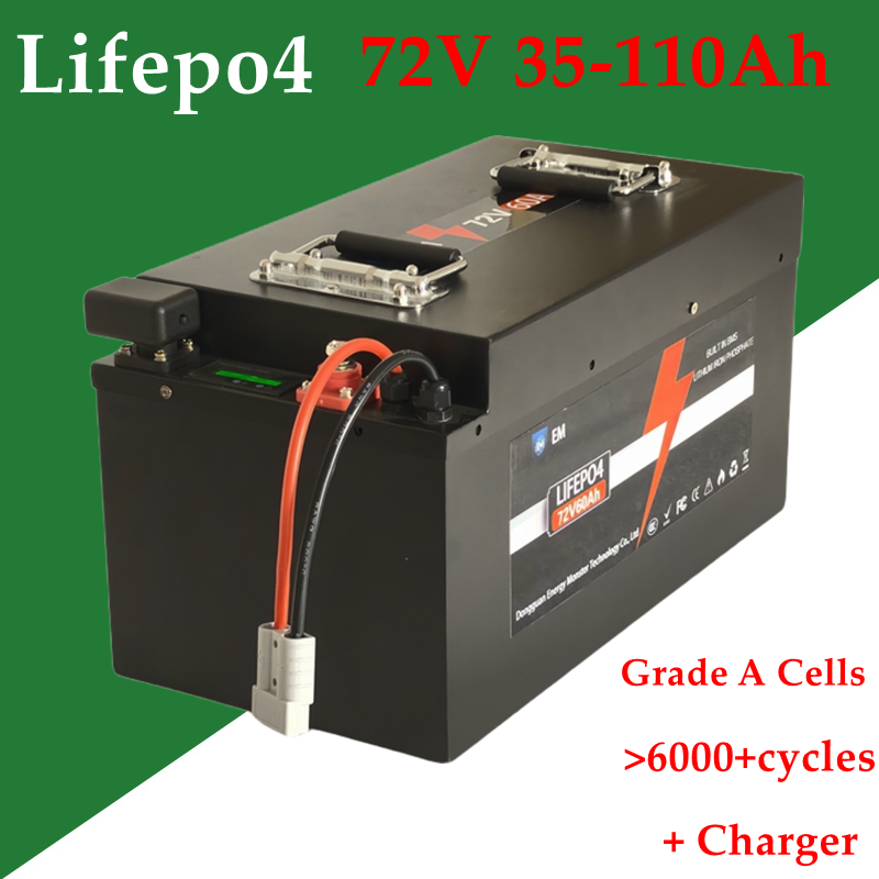 72V 35Ah Lithiumbatterij 40Ah  - 72V 40Ah Lifepo4 Battery Pack recensie en prijs