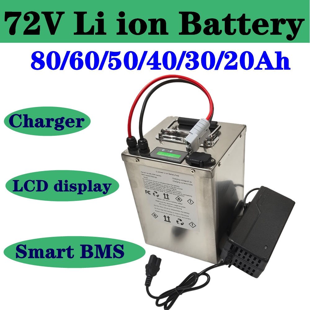 20S 72V 20Ah 30Ah 40Ah 50Ah 60 - 72V 40Ah Lifepo4 Battery Pack recensie en prijs