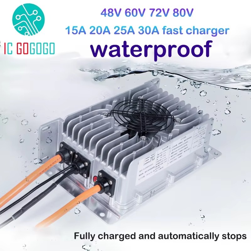 48V 60V 72V 80V Li-ion Lifepo4 - 72V 15A Fast Charger recensie en prijs