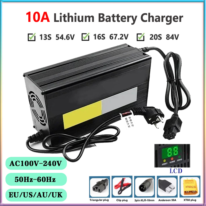 10a 48V 60V 72V Lithium Batter - 84V 20A Smart Charger recensie en prijs