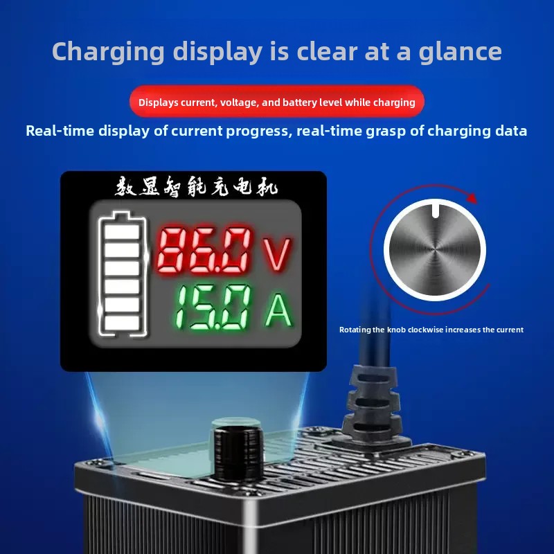 Voor Digitale Display Aluminiu - 72V 15A Fast Charger recensie en prijs