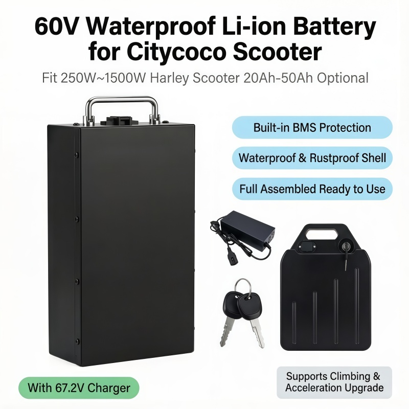Snelle wisselbare 60V lithium- - 60V 50Ah Electric Scooter Battery recensie en prijs