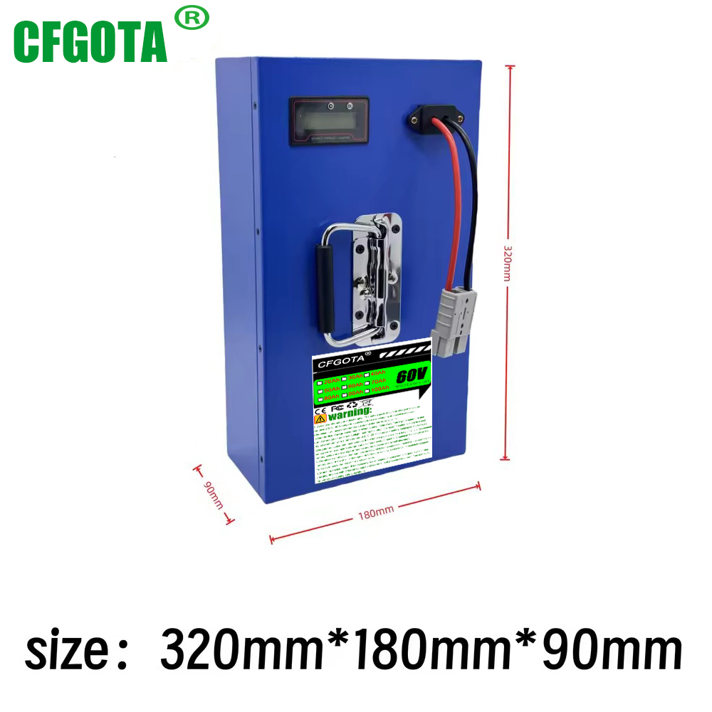 Nieuwe 60V 100Ah 16S lithium 1 - 60V 50Ah Electric Scooter Battery recensie en prijs