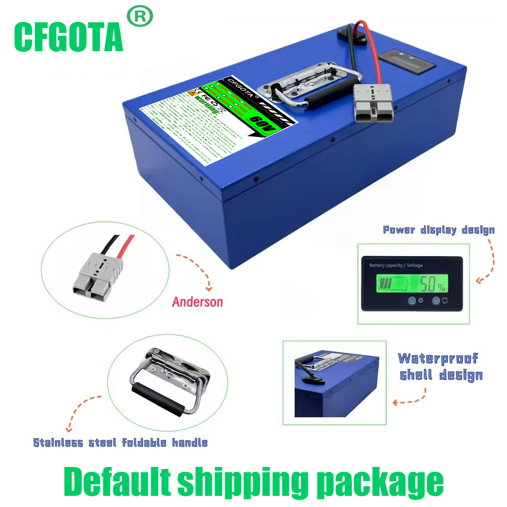 Nieuwe 60V 100Ah 16S lithium 1 - 60V 50Ah Electric Scooter Battery recensie en prijs
