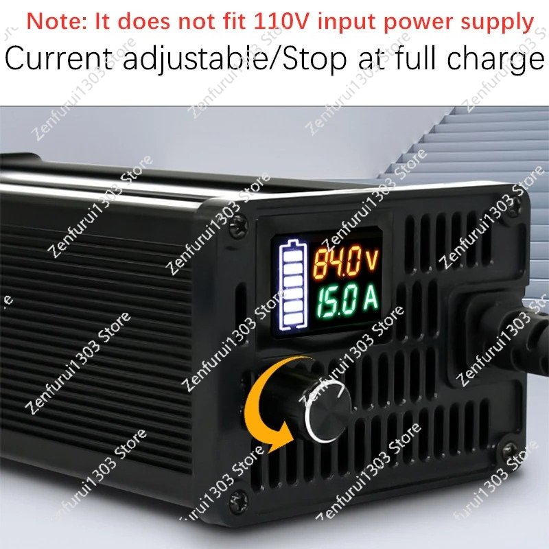 10A 15A 24V 48V 58.4V 72V 60V  - 72V 15A Fast Charger recensie en prijs