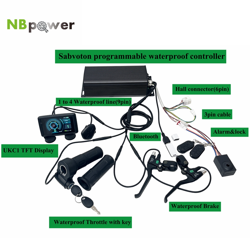 Programmeerbare Sabvoton SVMC  - 72V 100A Sabvoton Controller recensie en prijs