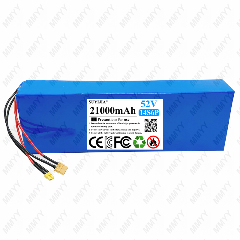 52V 21Ah 14S6P Lithiumbatterij - 60V 50Ah Electric Scooter Battery recensie en prijs