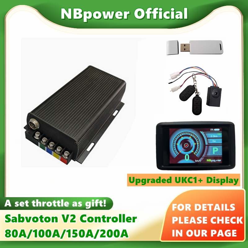 Sabvoton (MQCON) V2 72V 80A 10 - 72V 100A Sabvoton Controller recensie en prijs