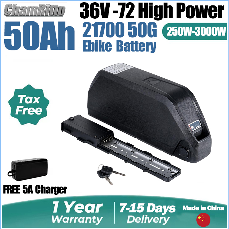 48V 30AH Elektrische Fiets Bat - 72V 50Ah 21700 Lithium Battery recensie en prijs